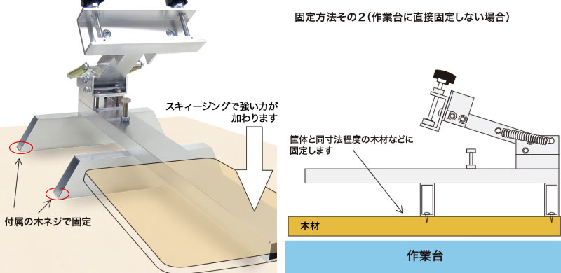 Ｔシャツプリント機FMP-1000固定